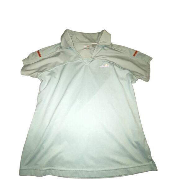 Ellesse Tops - Ellesse Womens Mint V Neck Polo Size Small